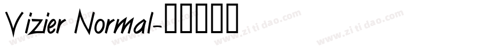 Vizier Normal字体转换